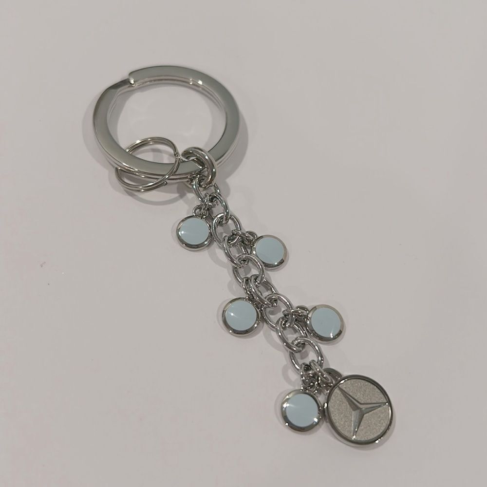 NWOT Mercedes Silver Key Chain